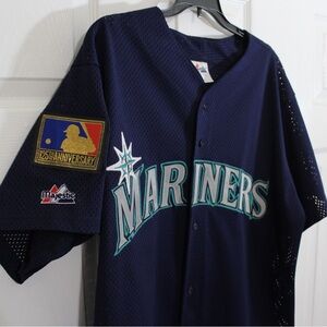 Rare Vintage Ken Griffey Jr Seattle Mariners 125th Anniversary Mesh Jersey Sz XL